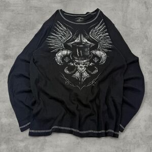 No Boundaries Black Waffle Knit Top